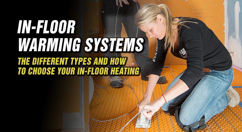 Make It Right - Mike Holmes Blog - In-Floor Warming Systems For Bathroom Renovation