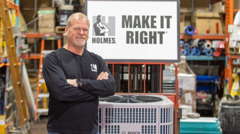 Mike Holmes with Bosch IDS Light