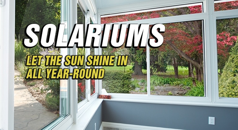 How to build your own solarium the right way