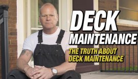 Deck Maintenance DIY featured image