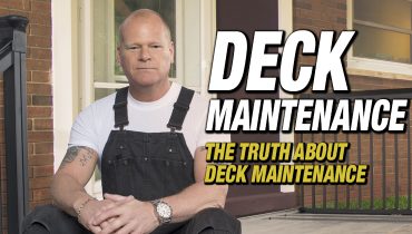 Deck Maintenance DIY featured image