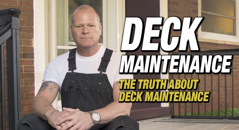 Deck Maintenance DIY featured image