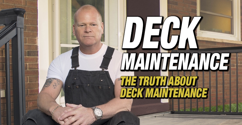 Deck Maintenance DIY featured image