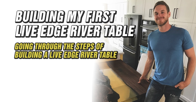 Building My First Live Edge River Table, How To Build A Live Edge River Table