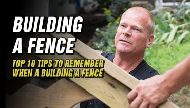 Fence building tips