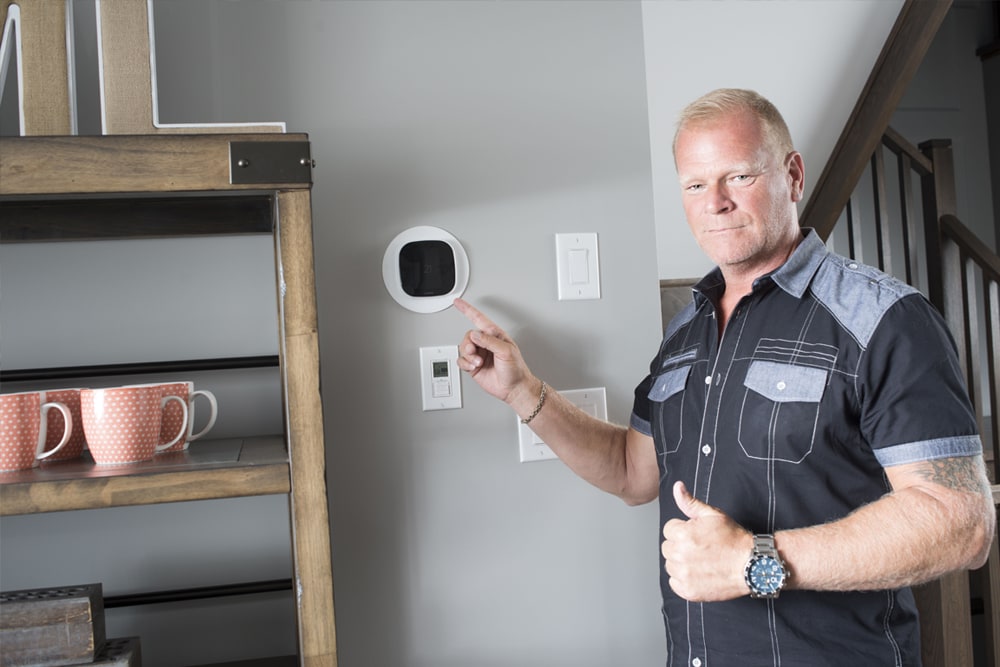 Mike Checks the Smart Thermostat