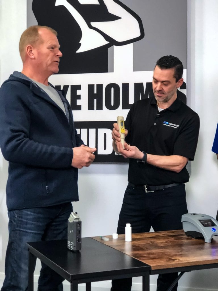 Mike Holmes Testing The TDS Levels In His Water