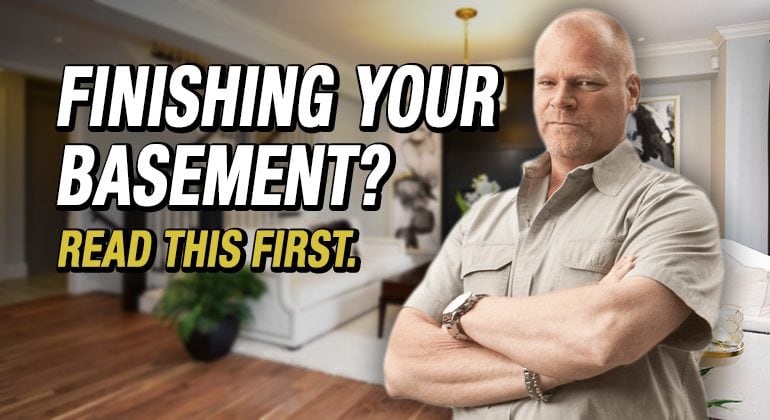 Finishing Your Basement Read This, How To Insulate Basement Floor Mike Holmes