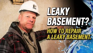 how to repair a leaky basement