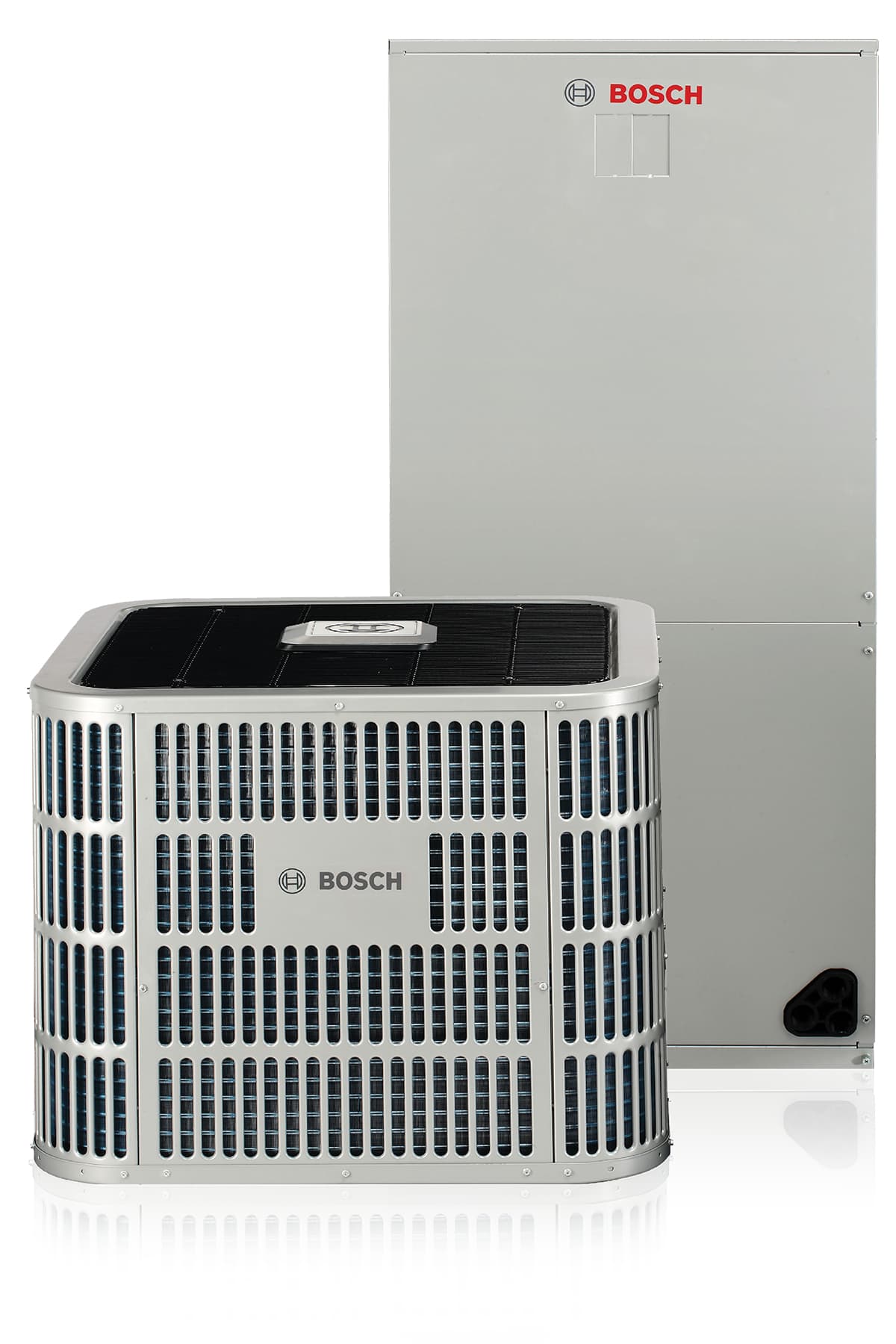 Bosch Inverter Ducted System (IDS) showing condenser and handler.