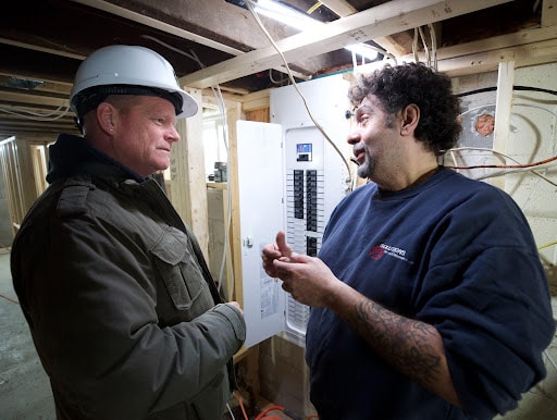 Mike Holmes and Frank Cozzolino