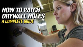 How to patch drywall holes - a complete guide