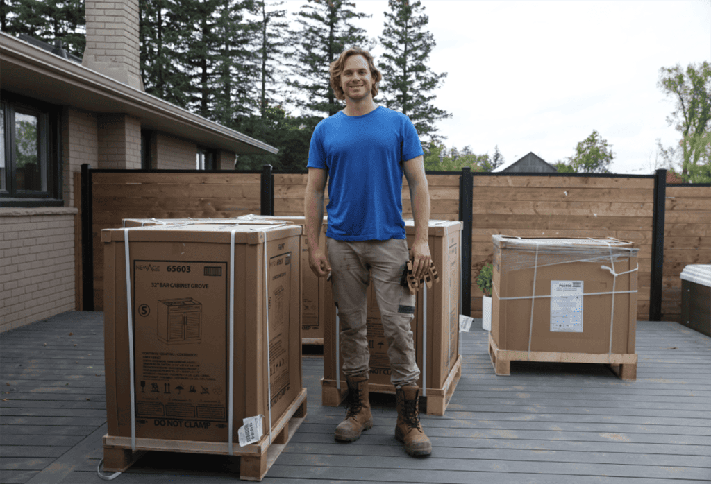 Mike Holmes Jr. With Outdoor Kitchen From NewAge