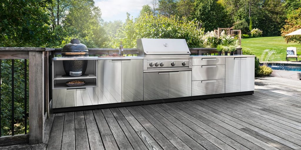 Build The Best Outdoor Kitchen On Deck, Portable Stainless Steel Outdoor Kitchen Cabinet Patio Barrier