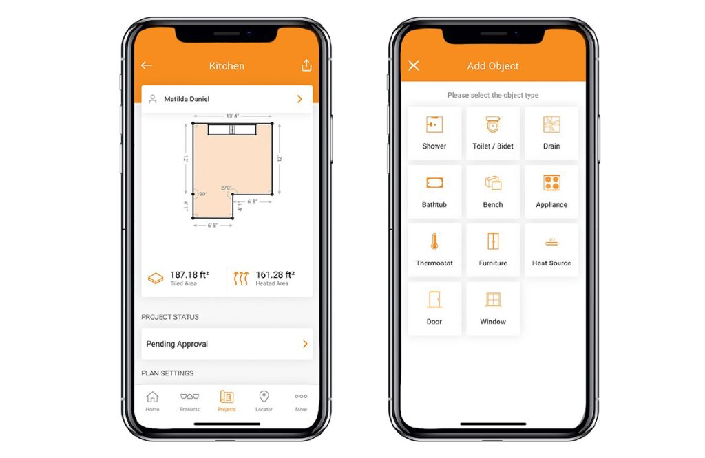 Schluter App gives you access to the full Schluter product line and tutorials to help you with any tiling job.