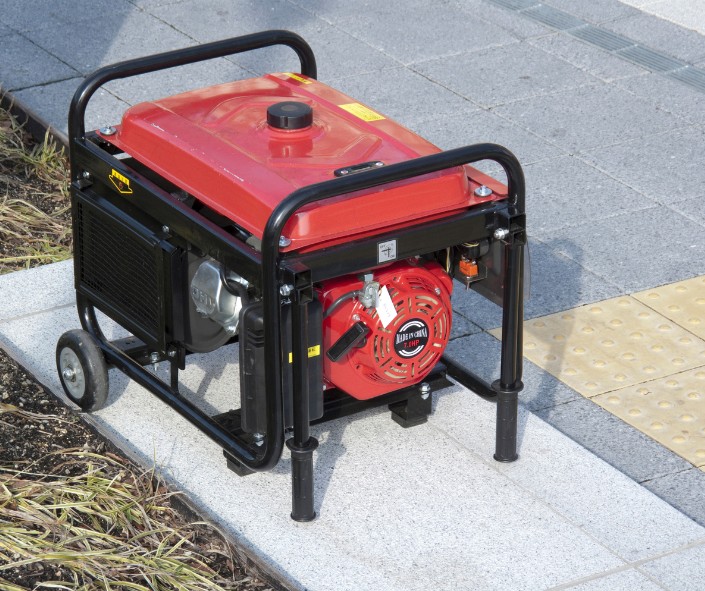 A generator needs to be on level ground, which can be achieved by using a pre-cast Generator Pad (typically 3 or 4” deep).