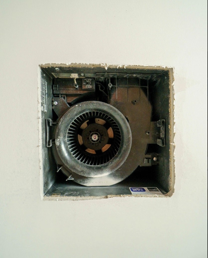 bathroom vent fan without cover