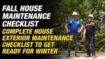 Fall House Exterior Maintenance Checklist