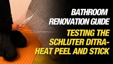 Make It Right Blogs - Feature Image - Testing the Schluter DITRA-HEAT Peel & Stick blog by Mike Holmes Jr