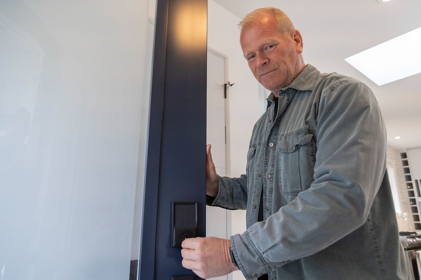 Mike Holmes with Schlage Smart Door Locks 