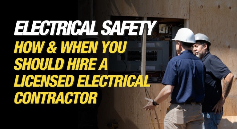 Make It Right - Mike Holmes Blog - How and When You Should Hire A Licensed Electrical Contractor In Ontario