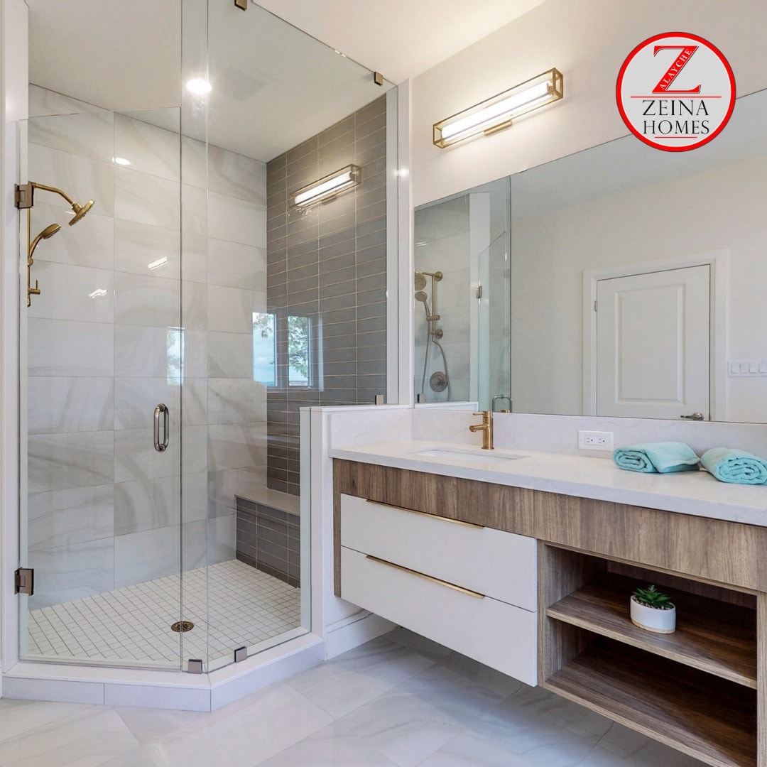 Bathroom renovation project completed by Zeina Homes, Holmes Approved Homes Builder.