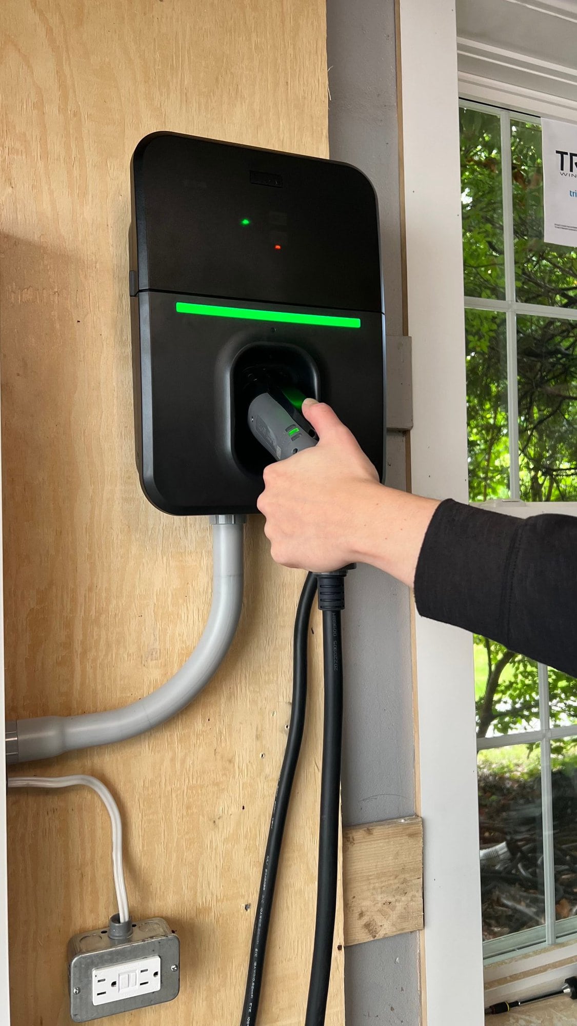 Eaton Green Motion Smart Breaker EV Charger Installed On Holmes Project