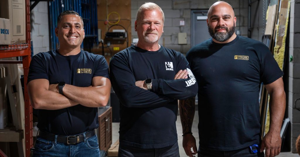 Mike Holmes and Precise Plumbing Team