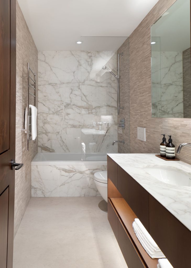 Bathroom renovation completed by Schreyer Construction, Holmes Approved Homes builder.