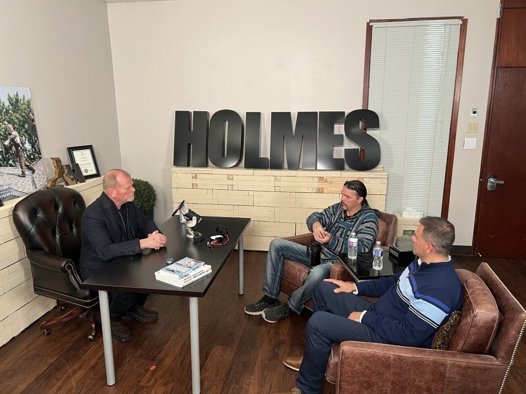 Mike Holmes on the Holmes On Homes Podcast with guests Randy Janes from Wave of the Future 3D and Murray Pound from Generations Master Builder