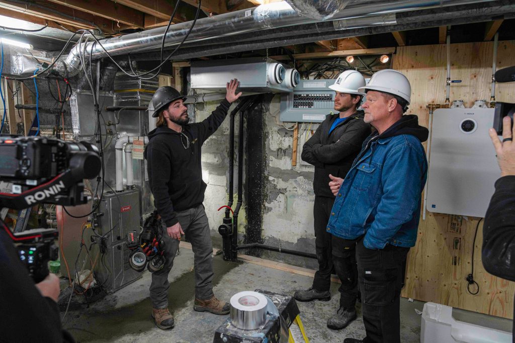 Panasonic ERV Installed on Mike Holmes Job Site Holmes on Homes Building a Legacy