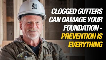 how do clogged gutters cause foundation problems or foundation cracks