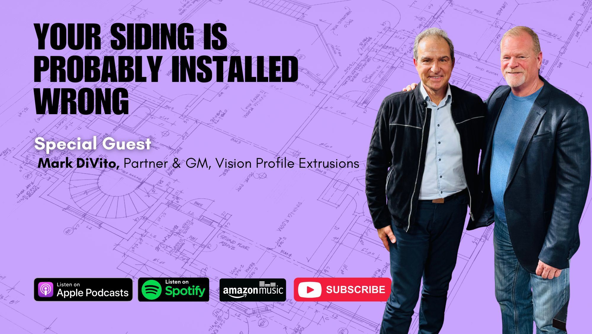 Holmes On Homes Podcast - Season 6 Episode Elite Cladding - Mike Holmes Banner (2) Holmes On Homes Podcast - Season 6 Episode LeafFilter